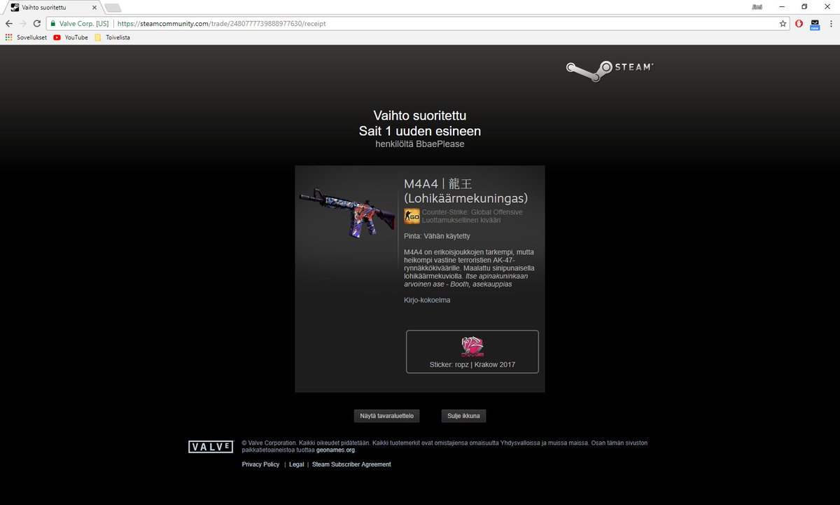 VerySicret's tweet photo. @CSGORoll @anomalyxd @Papanomalyxd From MW Nemesis to this (Smart gambling I say :D) https://t.co/Q20BVwiqzq