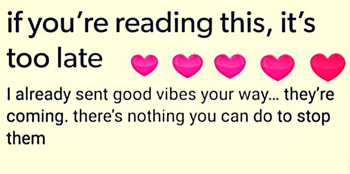Cristina_Ryan_'s tweet photo. You might as well accept it. It has already happened! Embrace it! π― #kindnessisinfectious https://t.co/7eLi1XAfmn