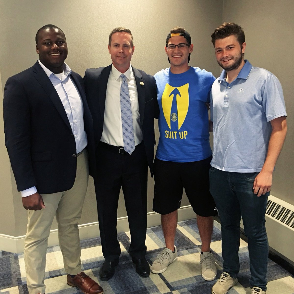 The brothers of Theta Iota recently welcomed back ATO alumni <a href="/RodneyDavis/">Hon. Rodney Davis</a> for his discussion on Human Trafficking in the US.