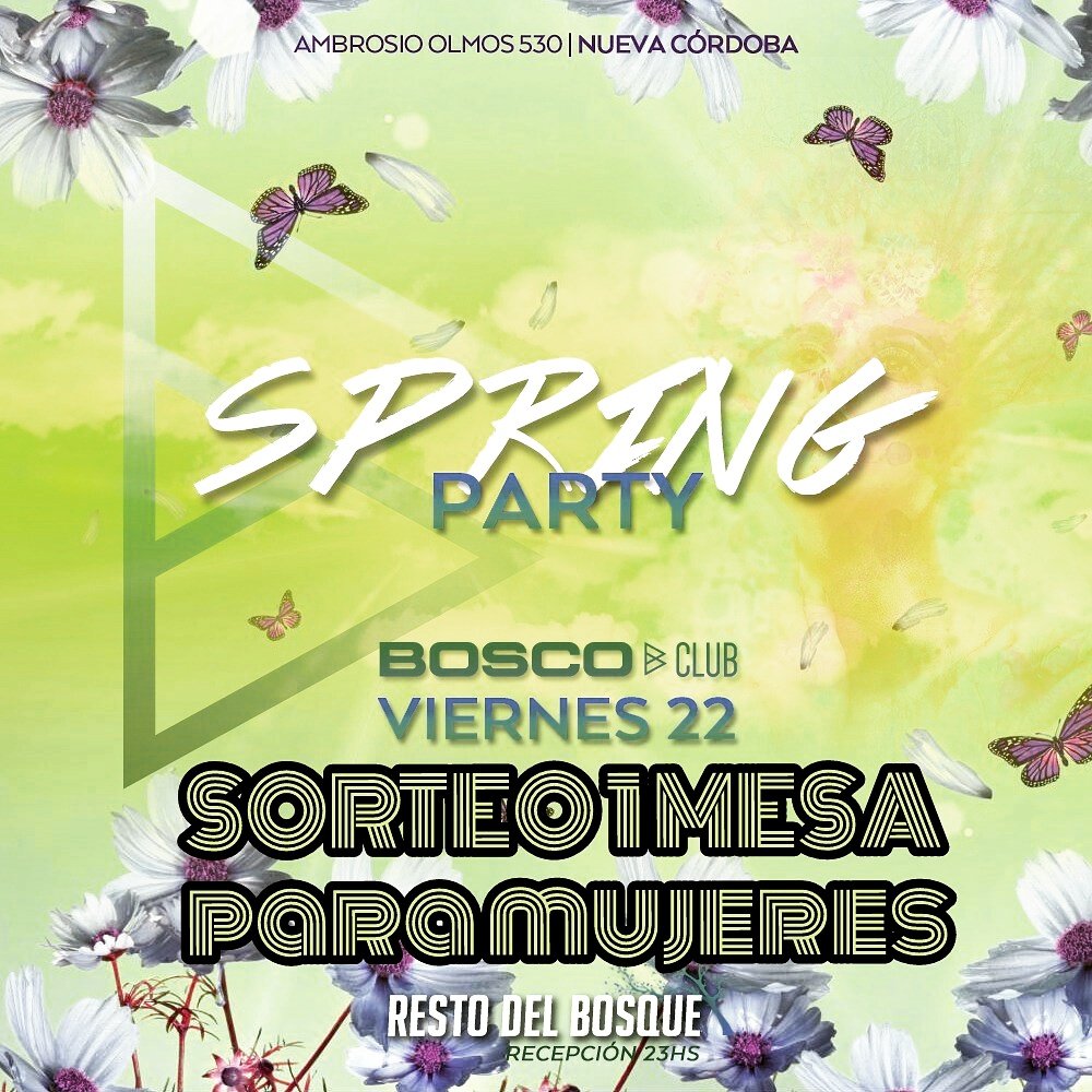 #Sorteo#PRIMAVERA #Bosco
#Viernes22#SORTEO
➡ETIQUETA a tus amigos comentando esta publicación.
💣MUCHA SUERTE💣