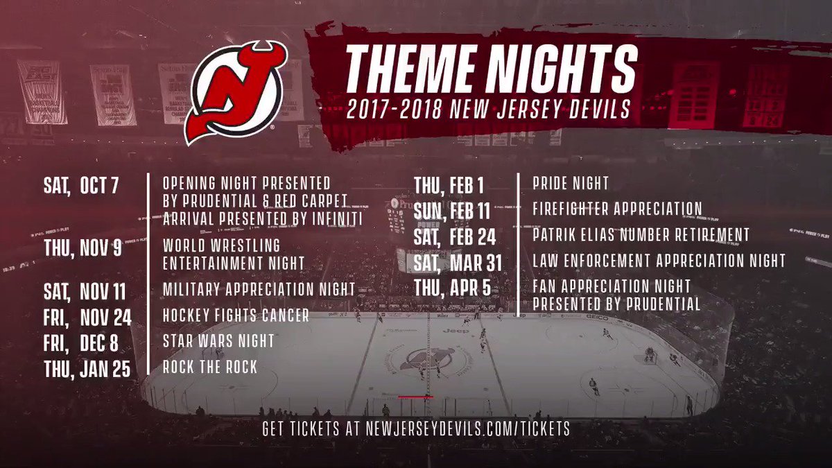 new jersey devils theme nights