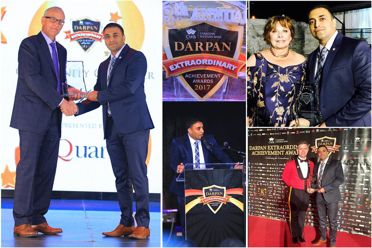 cfseubc's tweet photo. @JagKhosa was given the "community crusader" award at Darpan Magazine's 8th Annual Awards Gala #CFSEUBC #OCABC #EndGangLife https://t.co/G9UFNEBTPj