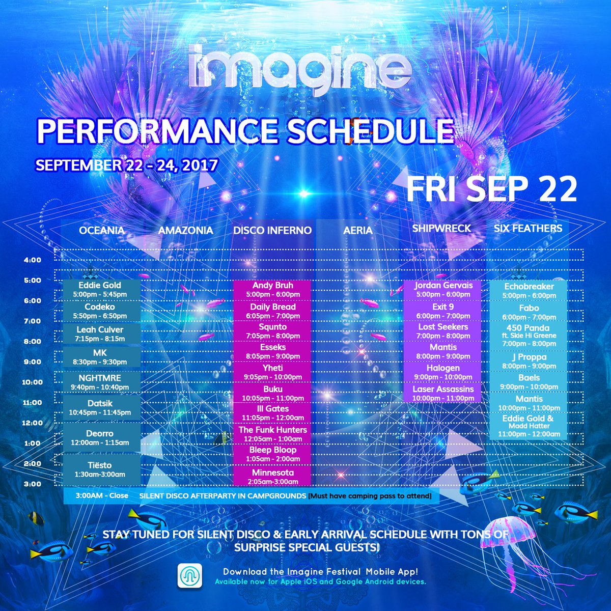 imaginemusicfes's tweet photo. It's here! #IMF2017 set times are out now. Scope it out and plan accordingly! 🙌 https://t.co/SL5vcyEGWY