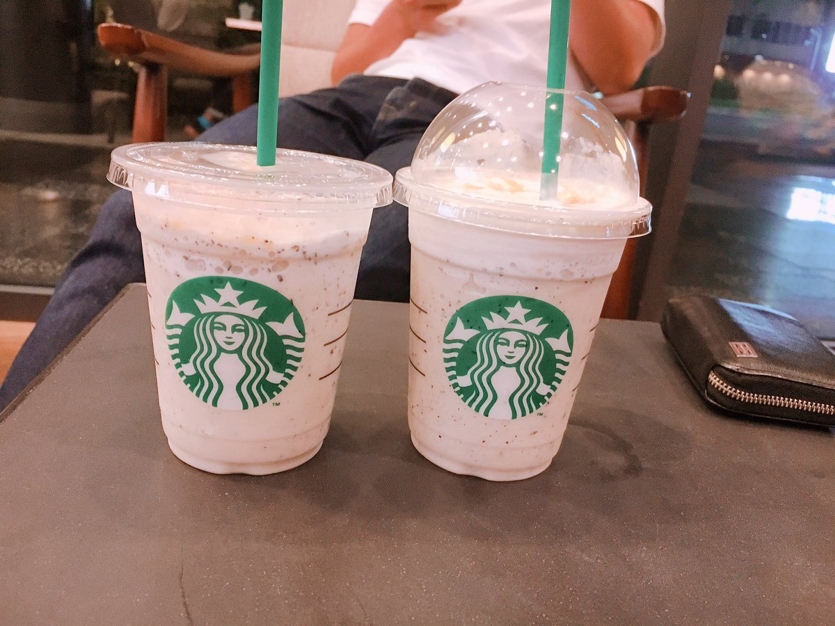 ikupon__321's tweet photo. ほうじ茶フラペチーノ 💕💕 https://t.co/q70fSvYm7c
