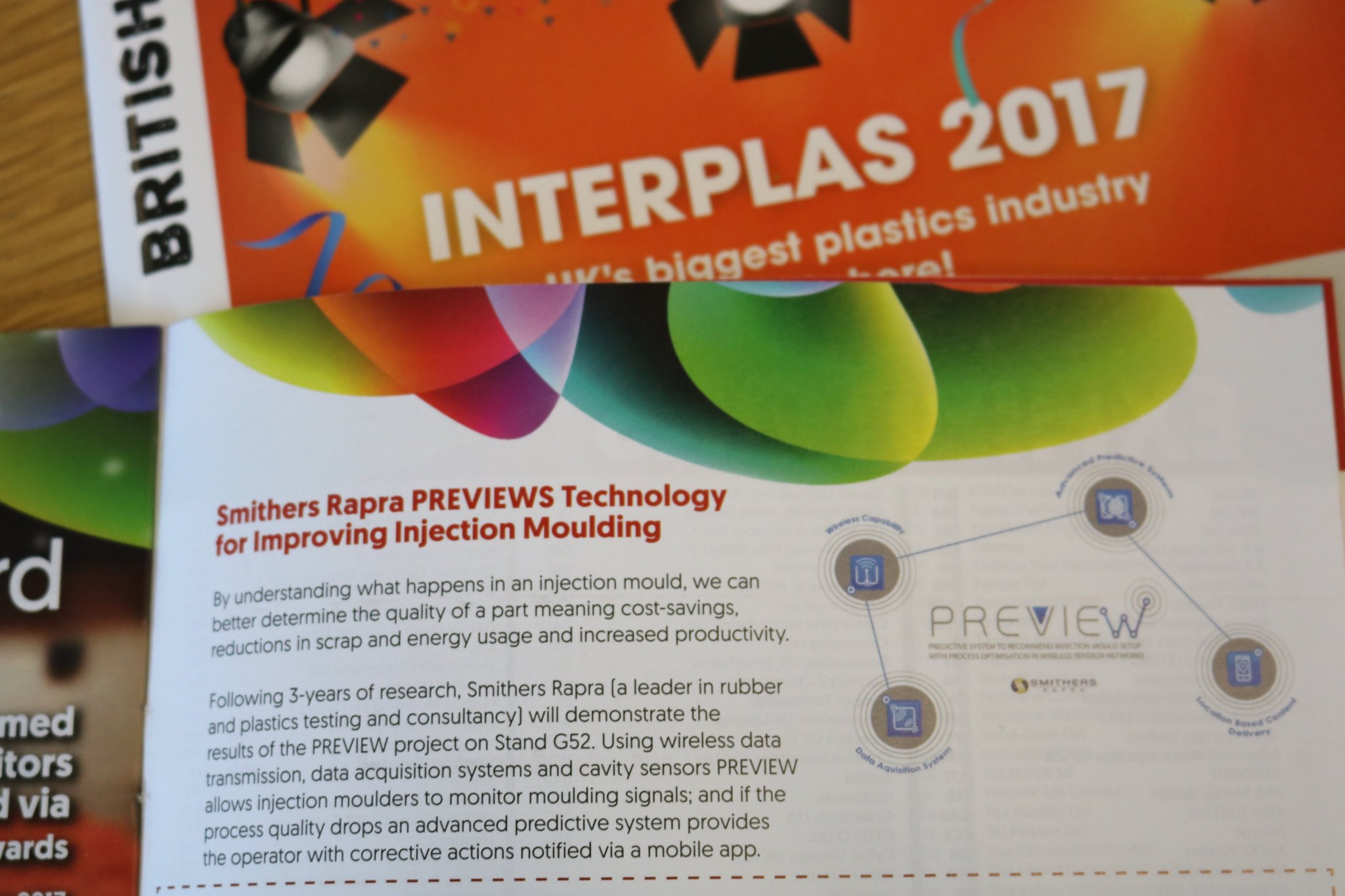Smithers Rapra Smithers Rapra And Eu Preview Will Be Previewing Our New Injection Moulding Technology At This Year S Interplasuk Next Week Come Say Hi T Co Fbzoxuobnv