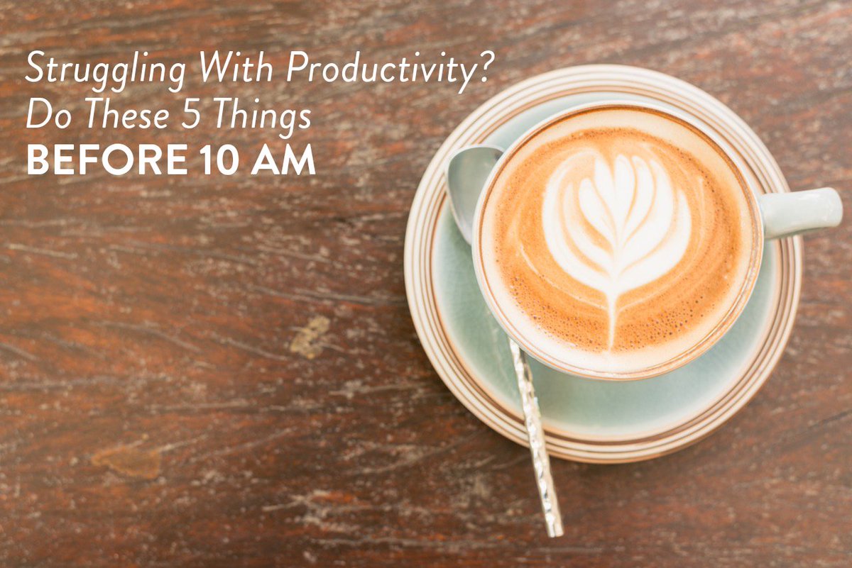 JonathanHerrick's tweet image. 5 Things To Do Before 10 AM To Make Your Day More Productive - hatchbuck.com/blog/5-ways-pr… #morningroutine #productivity