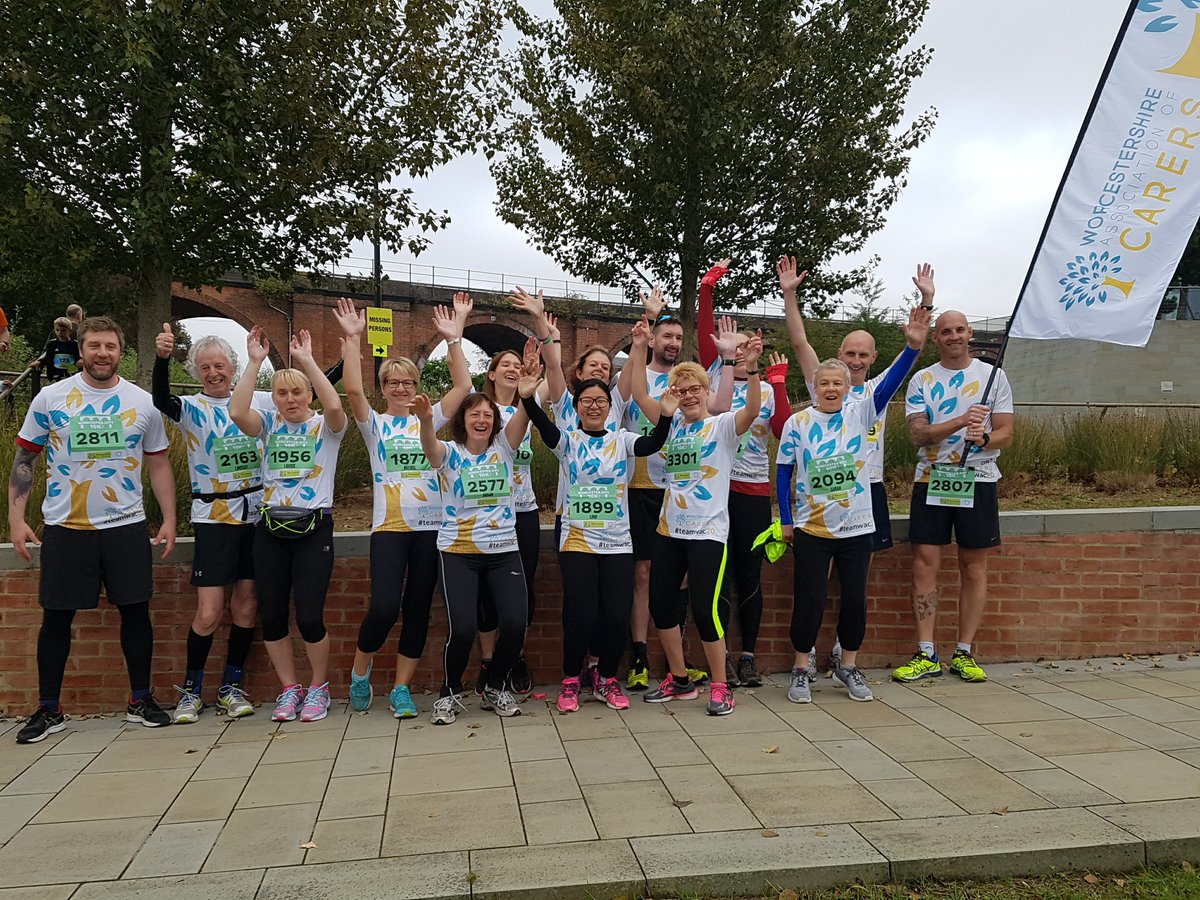 Some great #TeamWAC20 shots from <a href="/worcesterrun/">Worcester City Run</a> at the weekend! Such an amazing atmosphere raising funds and awareness of #carers