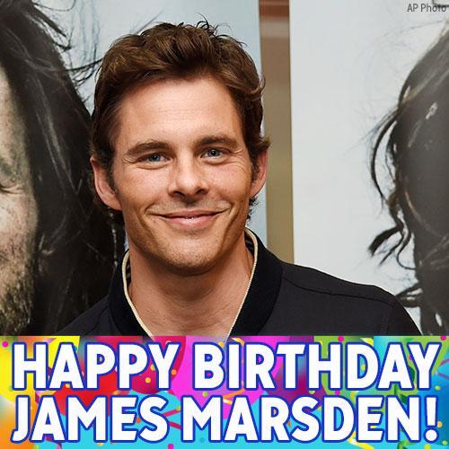 Happy Birthday to actor James Marsden! 