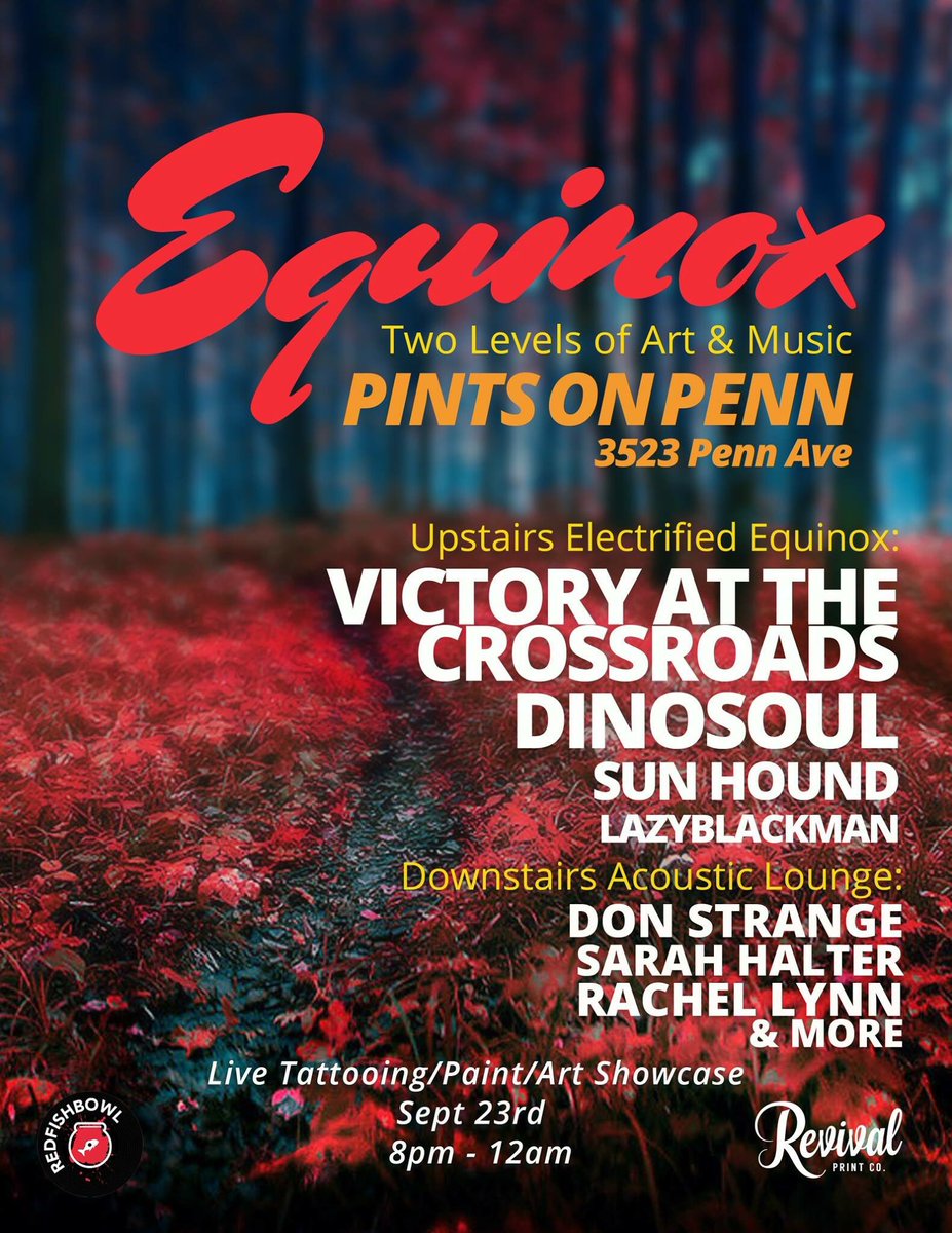 vxroads's tweet photo. #EQUINOX : usher in the change of seasons w/ 2 LEVELS of #Music &amp; #Art, Sat. Sept. 23, 8pm-midnight FREE #PGH #VXRoads https://t.co/yLQnZbQJIn