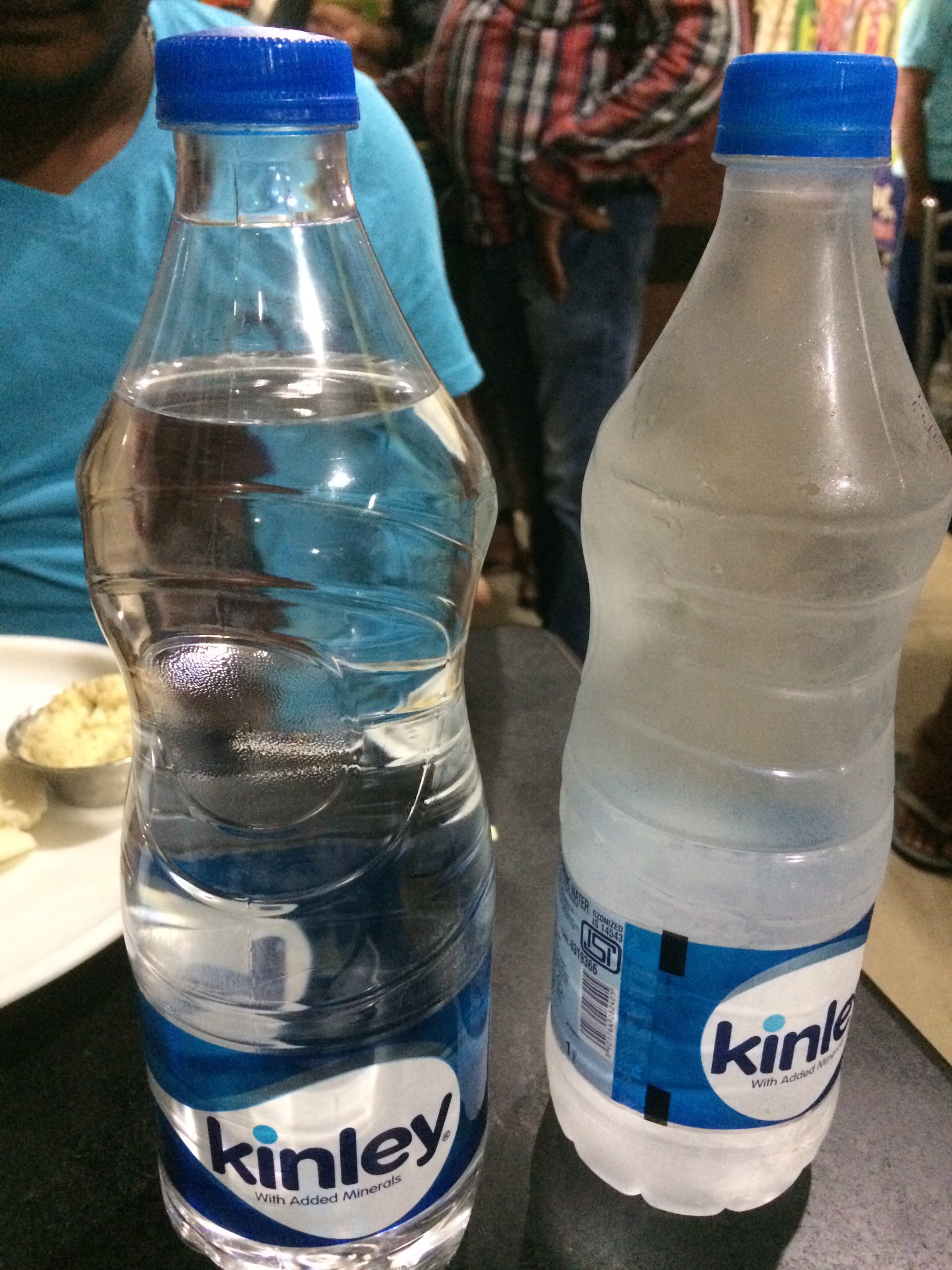 Fake Kinley water bottles on sale!