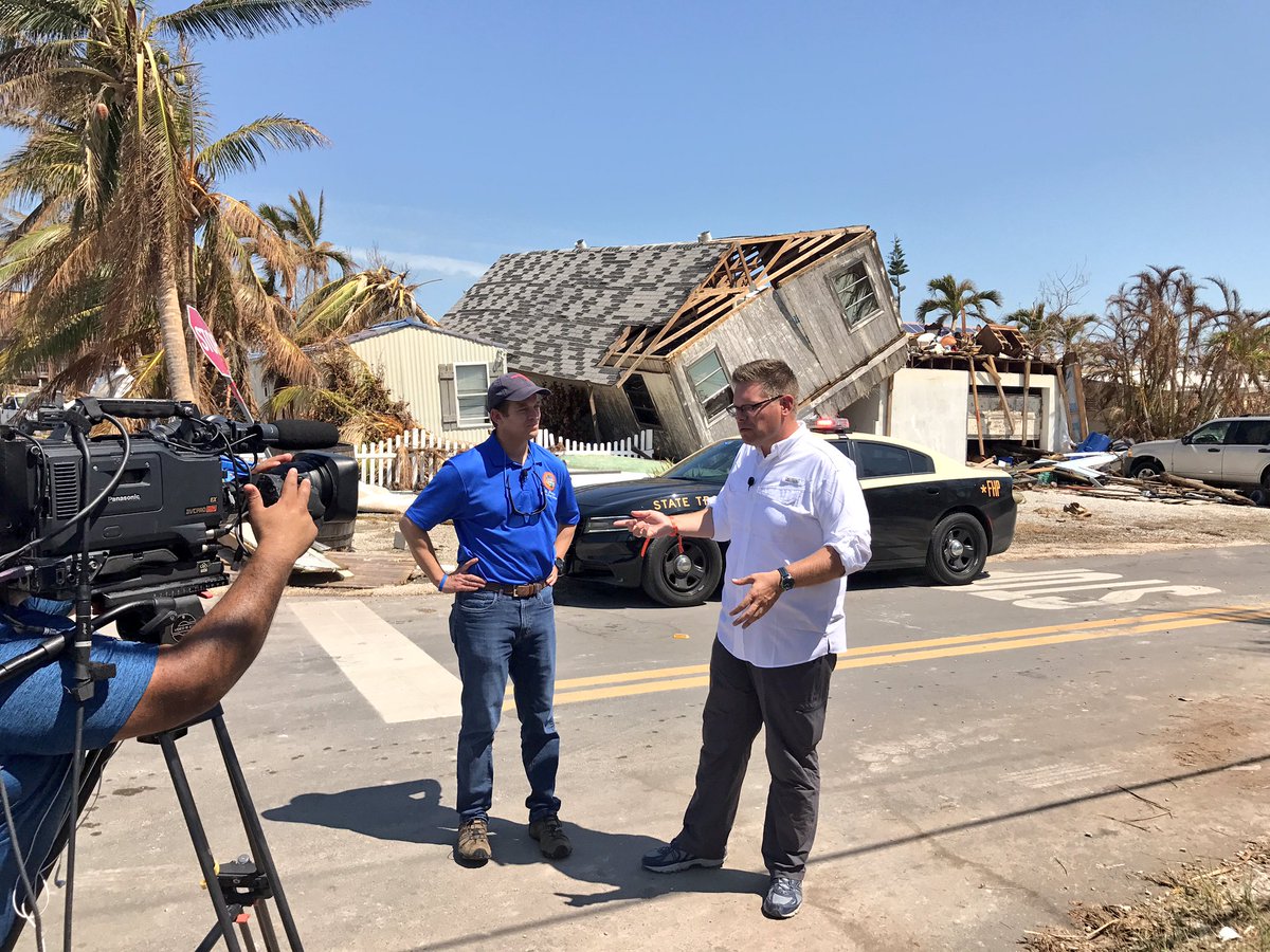 JMichaelsNews's tweet photo. Thanks to FL Lt. Governor @LopezCantera for joining us live on @weatherchannel to talk #KeysRecovery & #FloridaRecovery post #HurricaneIrma. https://t.co/MRRFNlK1a3