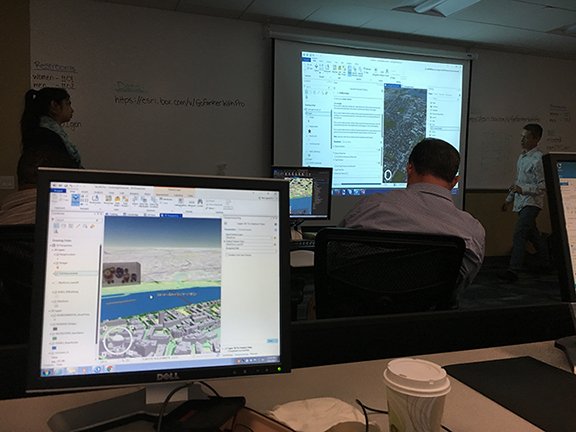 <a href="/WCGIS/">Westchester Co GIS</a> staff at ESRI training for ARCGIS Pro. geonet.esri.com/events/2458-ge…