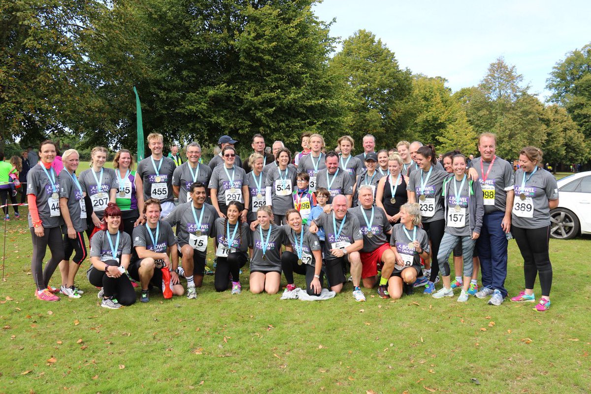 So proud of Team Dedham we raised £16k for <a href="/Bowel_Cancer_UK/">Bowel Cancer UK</a> running in the Dedham 10k and 3k <a href="/TheDedhamRun/">The Dedham Run</a> <a href="/JustGiving/">JustGiving</a> Team Dedham