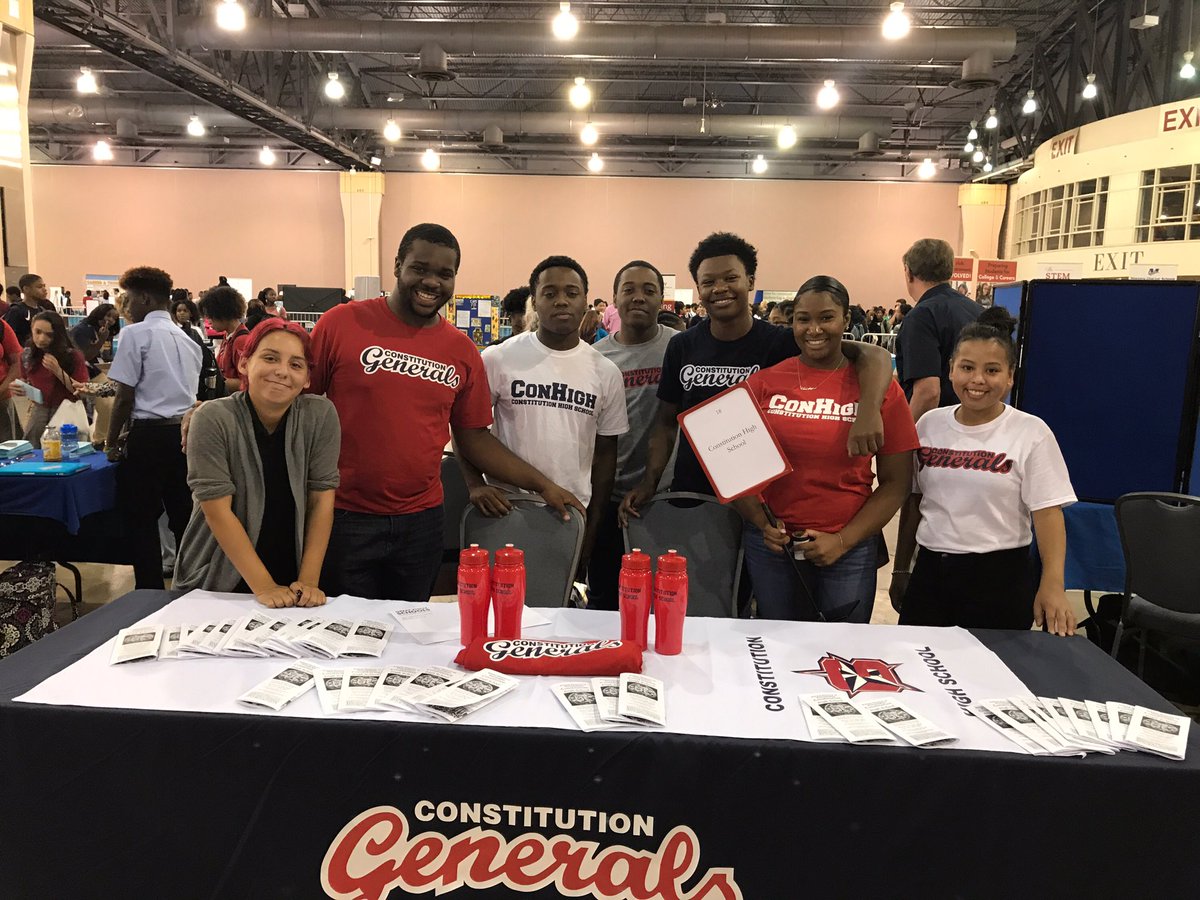 #ConstitutuionHighSchool recruiting the Class of 2022 at the High School Fair! #network3news #KudosCorner #PHLSchools