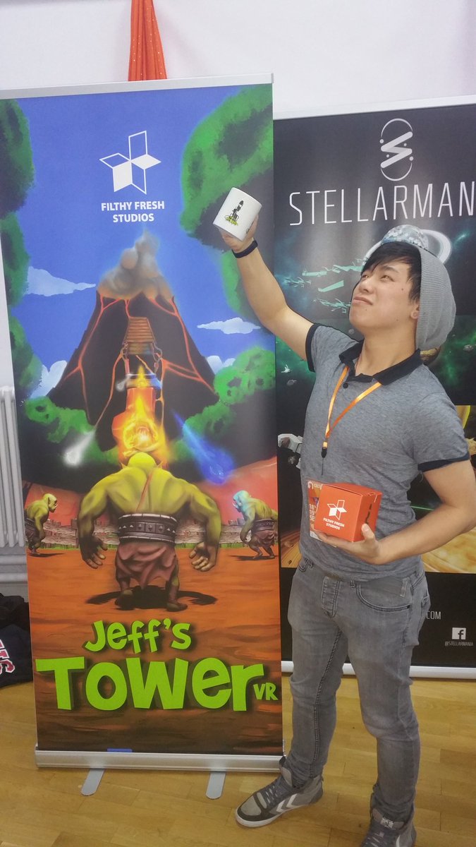 FreshFilthy's tweet photo. Well then.. last minute score steal by @AnticKev was a bit intense! Enjoy your victory coffee's! #CelticGamesShow #JeffsTowerVR https://t.co/uvVssAo3Mo
