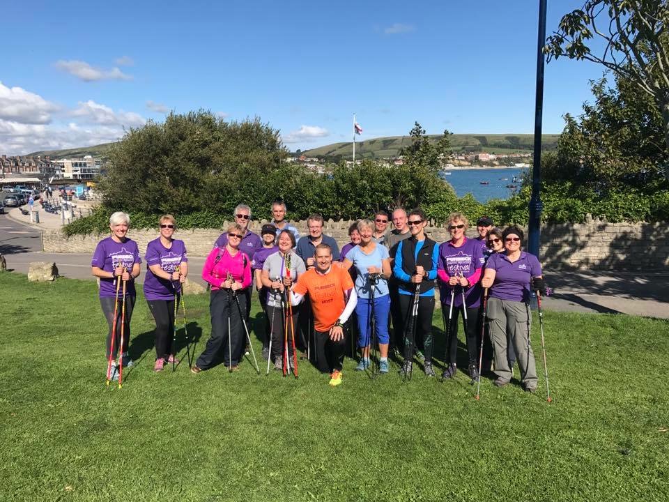 #purplebeck #NordicWalking what a fantastic time in #purbeck well done to the #powerofpurple