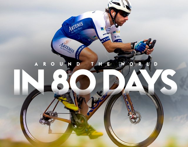 AlturaCycling's tweet photo. He's done it!! Around the World in 78 days and some change. On the humble bicycle. @MrMarkBeaumont you machine!
#80days #ArtemisWorldCycle https://t.co/l65S6pvNKc