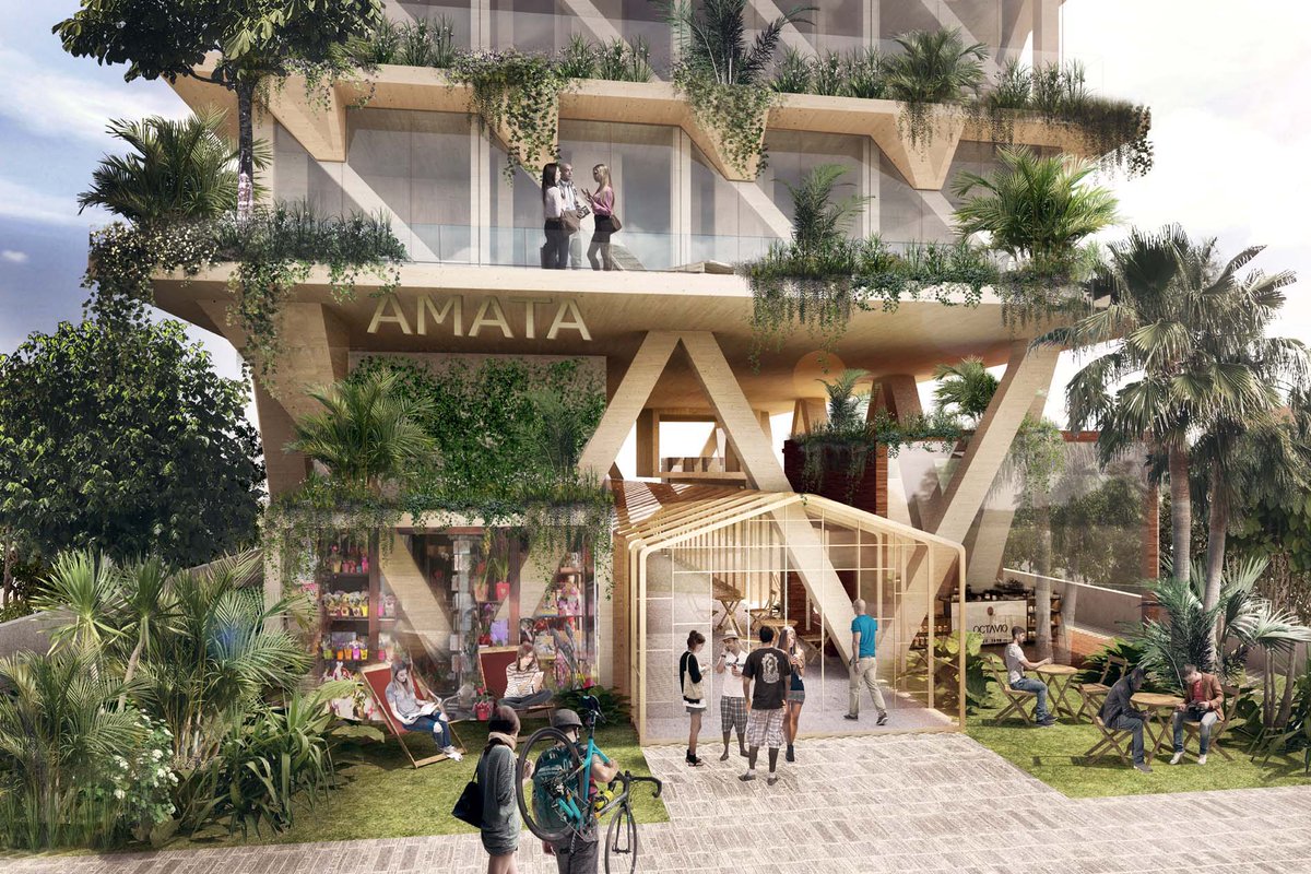 Amata, by @triptyquearchi, will be built entirely from wood in São Paulo, Brazil: bit.ly/2wBcUcf https://t.co/8IWu7tuZNu