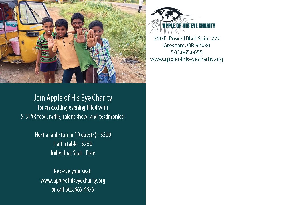 AppleHisEye's tweet photo. JOIN US in October for the STAR GALA! We'll raise funds to continue our work in India and Rwanda. #charity #gresham #oregon #portland #help https://t.co/B8zhHtv9pD