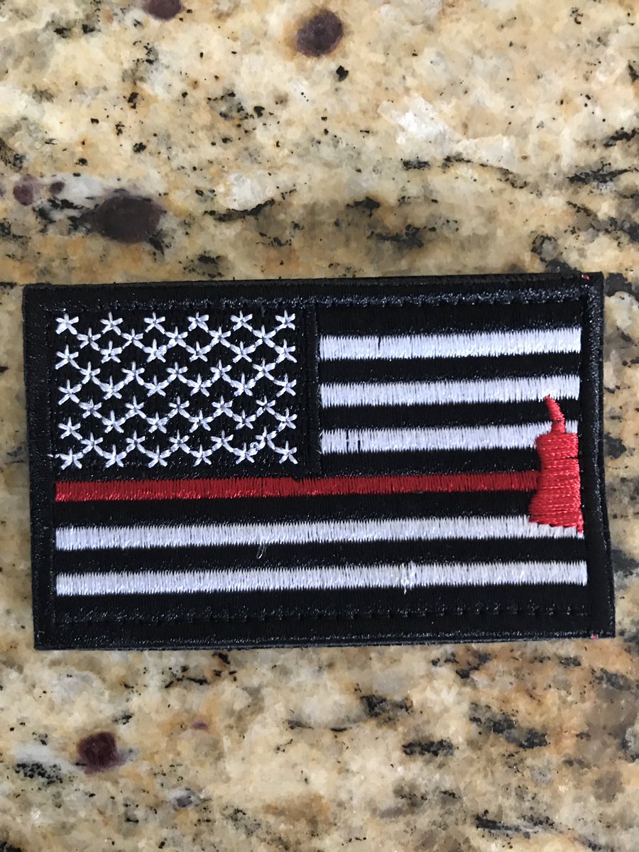 FF patch came for my 3 day bag, #thinredline