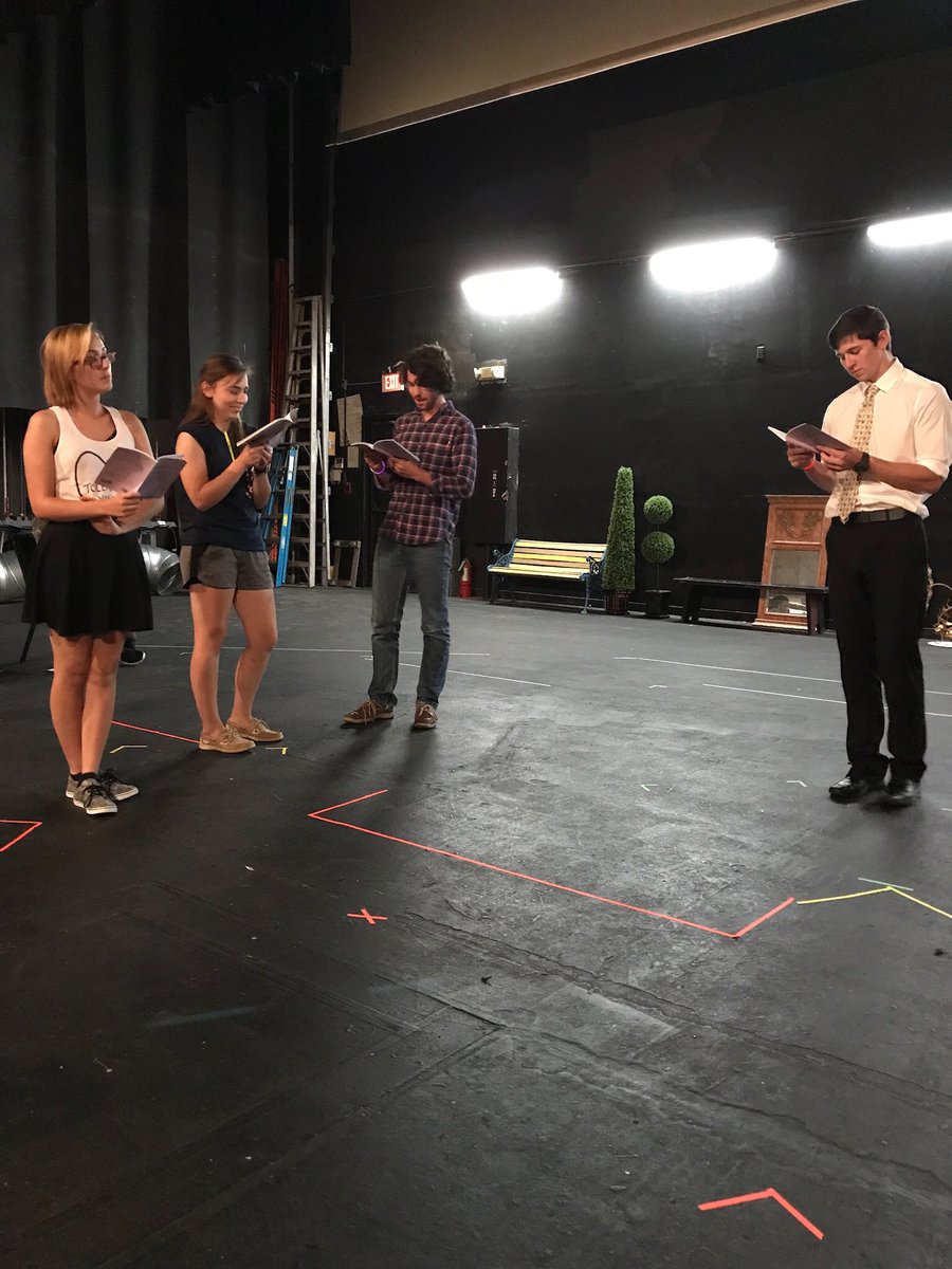 SGUTheatre's tweet photo. We are hard at work rehearsing for The Importance of Being Earnest. This classic comedy opens on October 5th! https://t.co/oY0Q7Vsd3T
