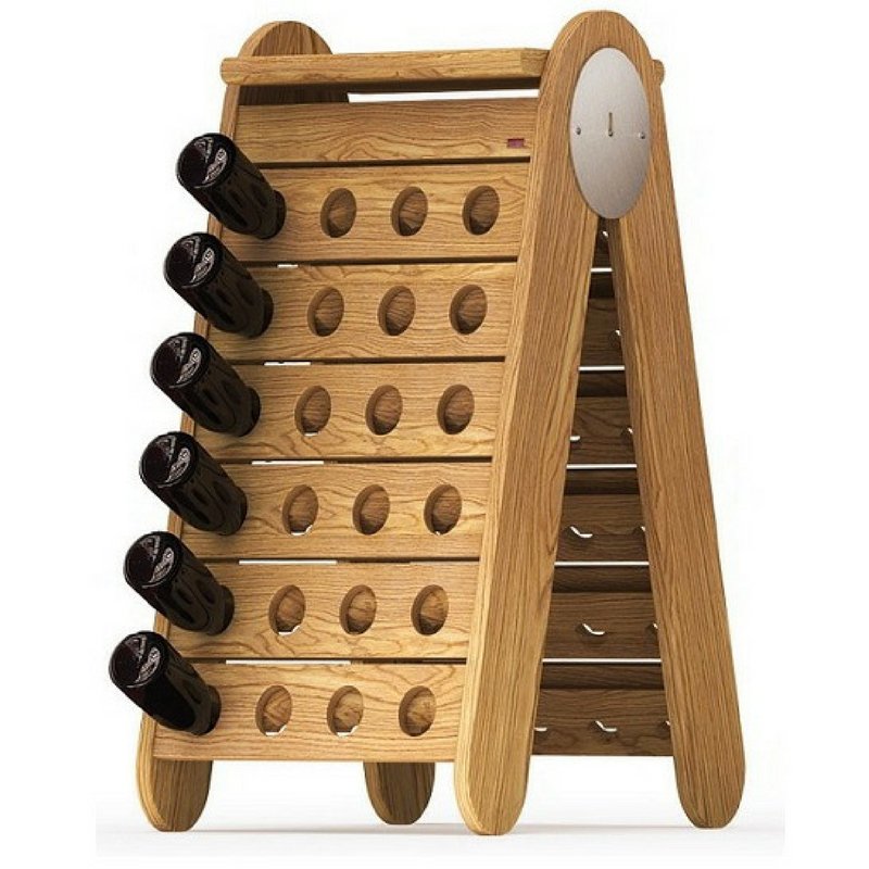 dsconceptsUSA's tweet photo. Esigo Classic Wooden Wine Rack. Capacity: 48 bottles. Dimensions: Width 51-55 cm; Height 120 cm; Depth 110 cm #smallware #restaurant https://t.co/QeZO2iGOYF