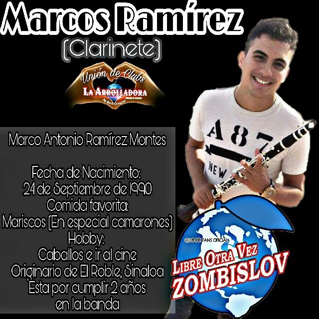 annie_Ramos26's tweet photo. Conoce un poco más sobre nuestro talentoso clarinetista Marcos Ramírez 💕 y  síguelo en sus redes sociales.📲

#UnionDeClubsABL
#ZombisLOV 🍋💚 https://t.co/4nZapp2iAP