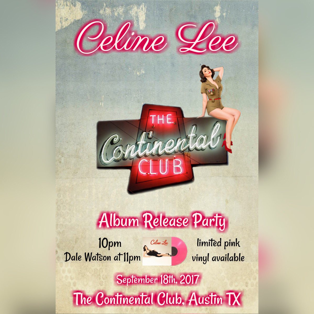 Ameripolitan Caravan of Stars begins TONIGHT with Celine Lee and Dale Watson at the Continental Club in Austin TX! #ameripolitan
