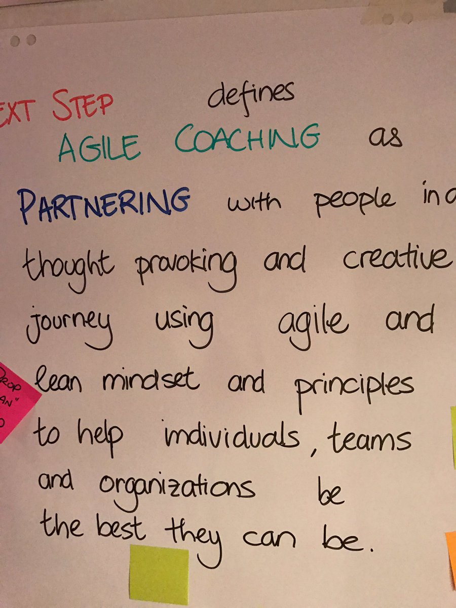 mwsummers's tweet photo. #SCRCPH ended up as Product Owner working to professionalise the world of Agile Coaching started with the definition @BeLiminal https://t.co/FAAWXG2N5y