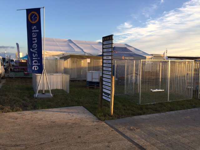 Slaneyside's tweet image. Getting ready for tomorrow at #ploughing17.  Come by and say hi, we're at Stand Number 77.
