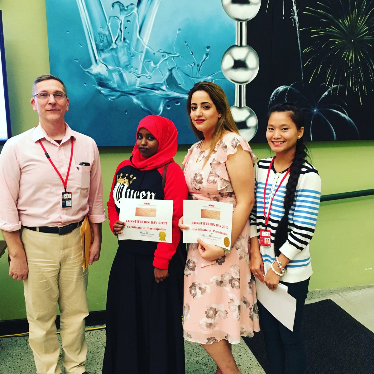Lefm17's tweet photo. ECC Say Yes Summer Success Academy students participate In constitution day! @SUNYECC @SayYesBuffalo #ssa2017 https://t.co/5HQvB7FcH4