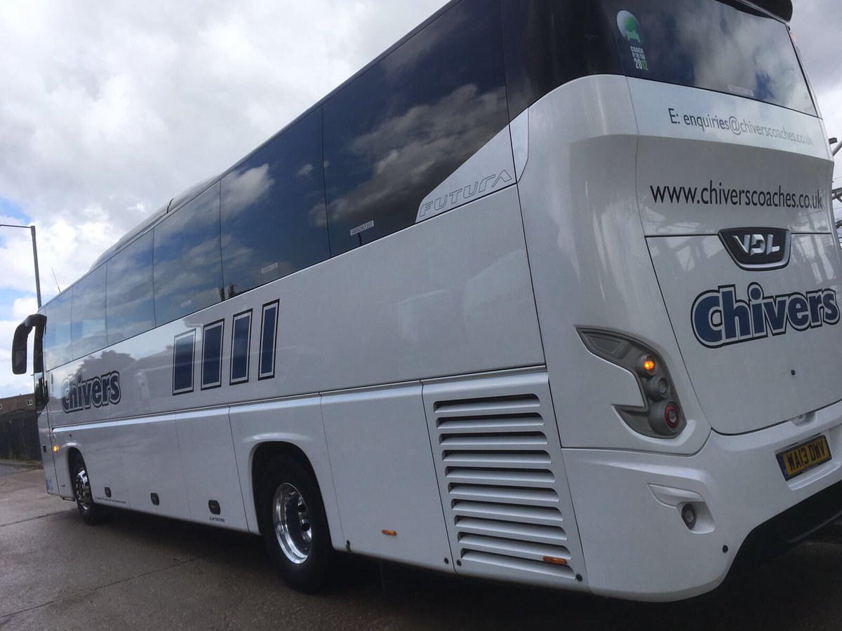Our new coach now in the Chivers Livery