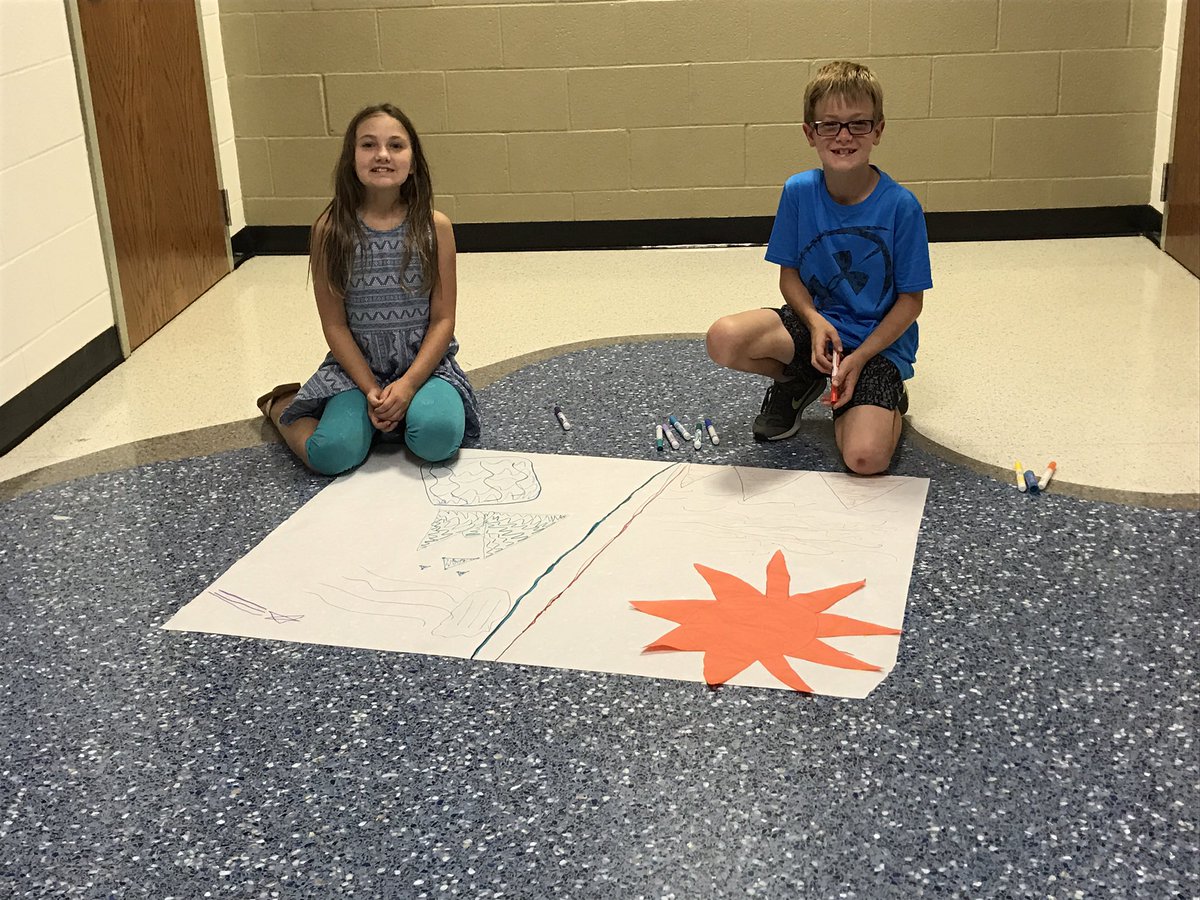 Creative ways to help others understand extreme temperature changes in the Great Basin region (warm and cool colors) #oneRCE #goFourthRCE