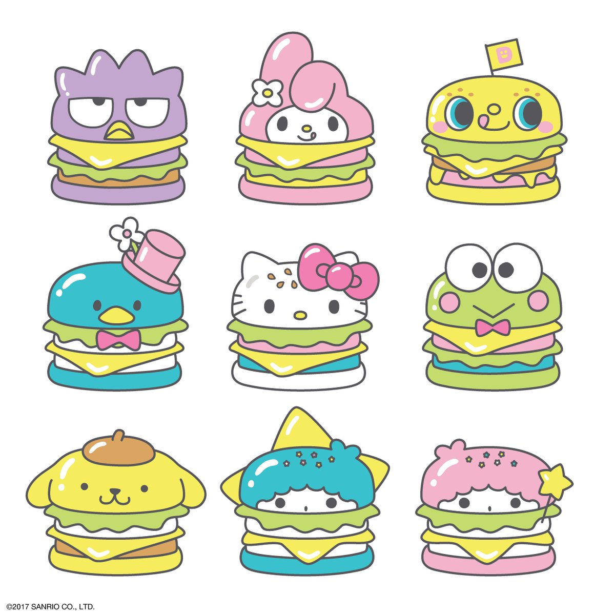 hellosanrio's tweet photo. Happy #NationalCheeseburgerDay! https://t.co/seTNvhfh5h