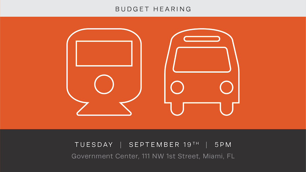 TransitMIA's tweet photo. Picking up where #Irma dropped us off: Budget hearing is tmrw, 9/19, 5pm. Your voice is needed to #stoptransitcuts: https://t.co/brBqfxyqIg https://t.co/7uhun7cb0z