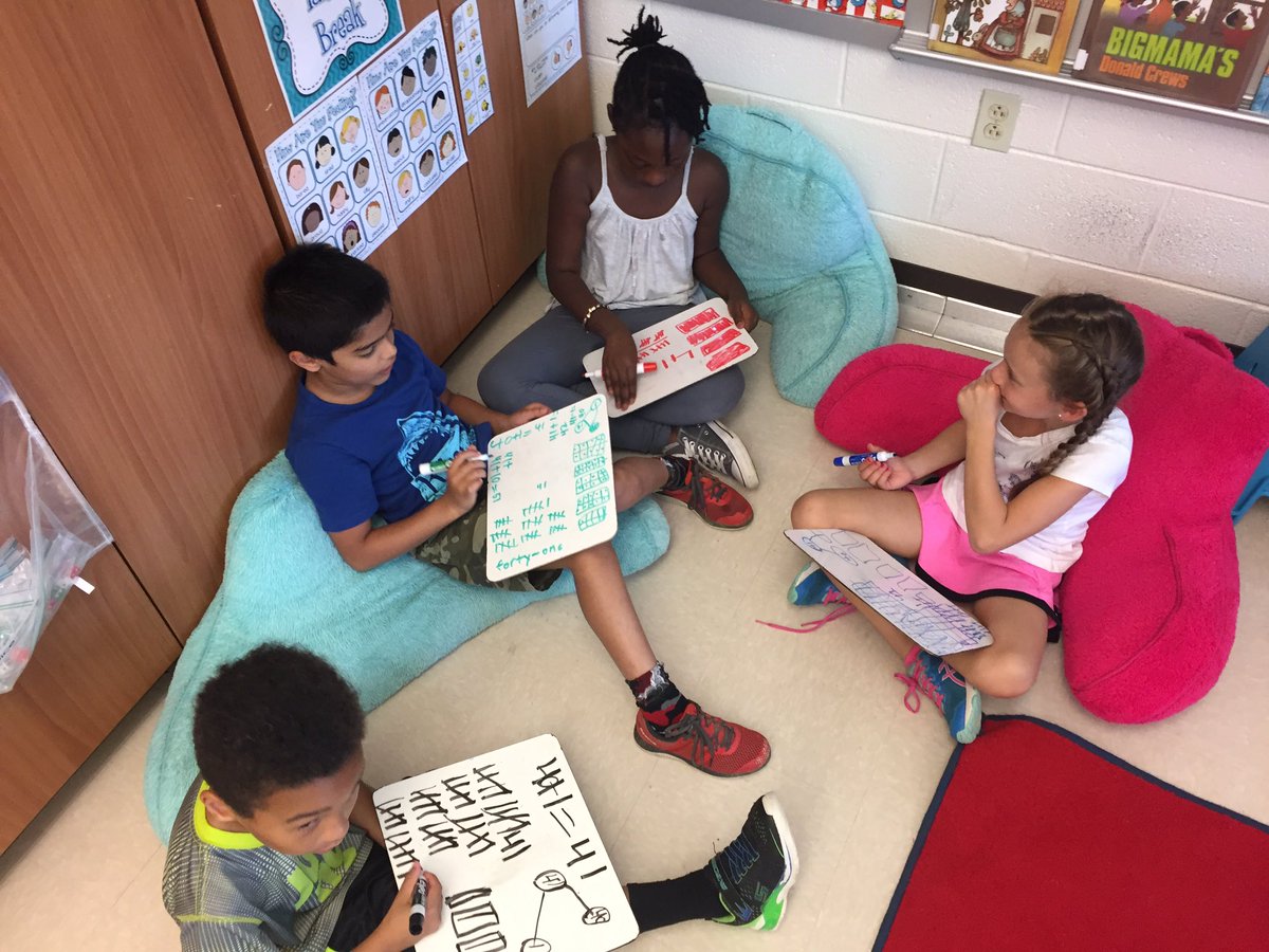 KimSweeney2's tweet photo. Number Talks are how we start math each day!  How many different ways can we express the number 41? https://t.co/cQagr4yUjR