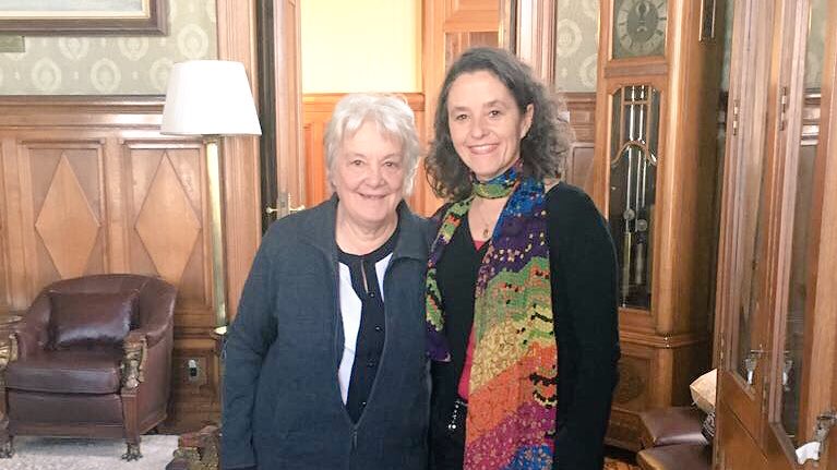 TopolanskyLucia's tweet photo. En un hecho histórico para nuestro país, Lucía y Patricia tendrán la responsabilidad de ocupar la Presidencia y Vicepresidencia https://t.co/hGDVfZmd9u