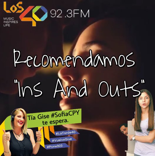 SofiaCPY's tweet photo. @los40Paraguay @FaduaHuespe 🎶 recomendamos #InsAndOuts de @SofiaCarson 💜 en #Del40al1 en #SofiaCPY ya esperamos @gisecassettai #VuelveGise 🎉 https://t.co/ZK1bqJtaHm