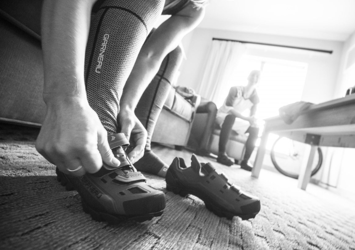 Louis_Garneau's tweet photo. The anticipation of a day of riding in a mountain bike paradise...Here's how Kim &amp; Lindsay's day was at @kingtrails: https://t.co/HiPXJIIdOo https://t.co/TmhnfAgVdF