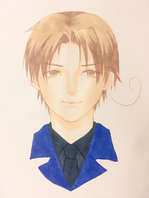 コピック塗りイタちゃん🇮🇹 