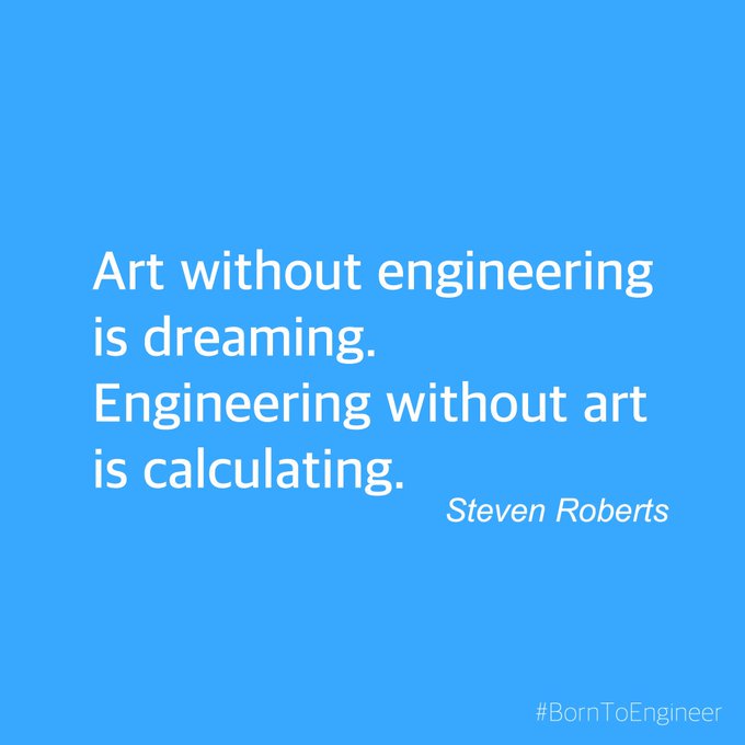 born2engineer's tweet photo. Creativity is where it's at :) #art #Engineering #STEM #STEAM https://t.co/PoOu67L9qs