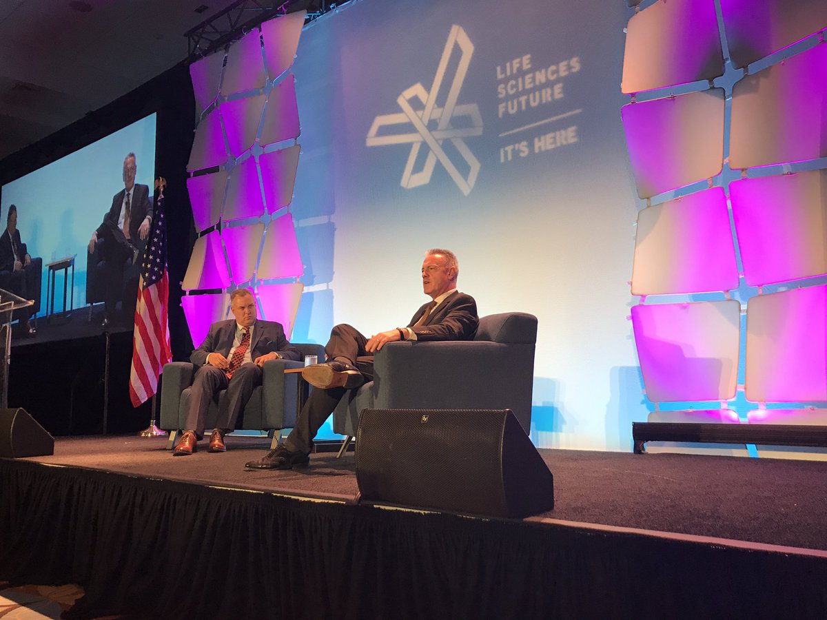 LifeSciencesPA's tweet photo. Fireside chat with #AdamTaicher and #DarioAltieri @ #LifeSciencesFuture, thanks to @pTouchpoint https://t.co/GCrBS9wFzz