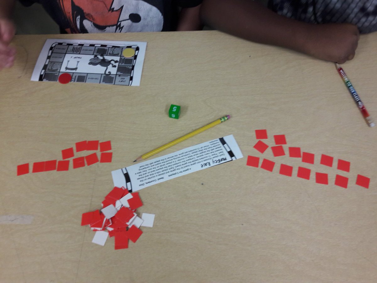 Having fun practicing place value