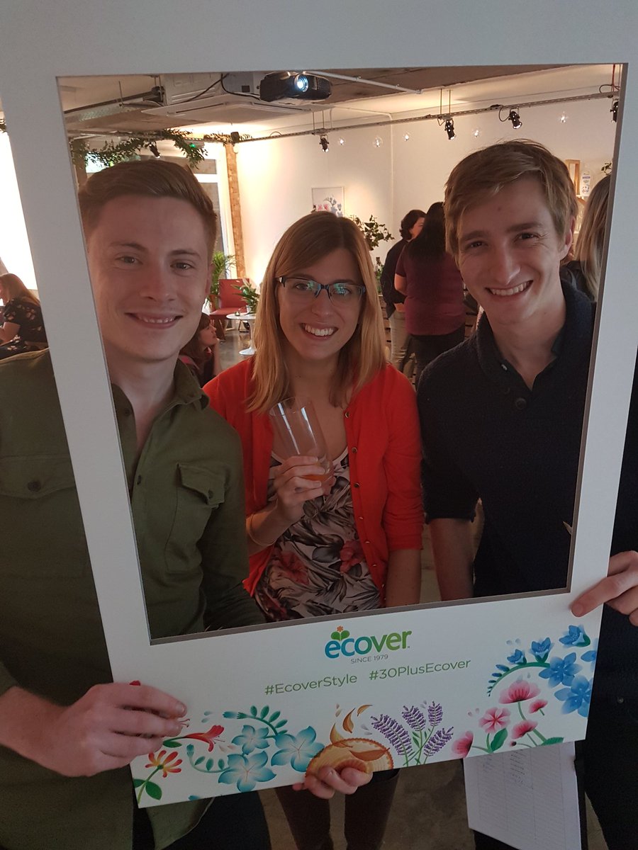 LifeAtRed's tweet photo. We've stolen Matt from @shinyredteam for our @EcoverUK style event with @alexlongmore #EcoverStyle https://t.co/eRA7jJFljJ