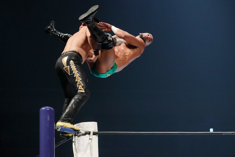 tokiMN_on's tweet image. 2017/9/16 DESTRUCTION in 広島
リコシェ選手（@KingRicochet ）
#FUNKYFUTURE #タグチジャパン #njpw #njdest