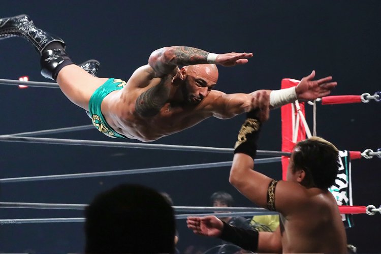 tokiMN_on's tweet image. 2017/9/16 DESTRUCTION in 広島
リコシェ選手（@KingRicochet ）
#FUNKYFUTURE #タグチジャパン #njpw #njdest