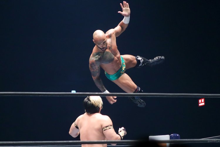 tokiMN_on's tweet image. 2017/9/16 DESTRUCTION in 広島
リコシェ選手（@KingRicochet ）
#FUNKYFUTURE #タグチジャパン #njpw #njdest