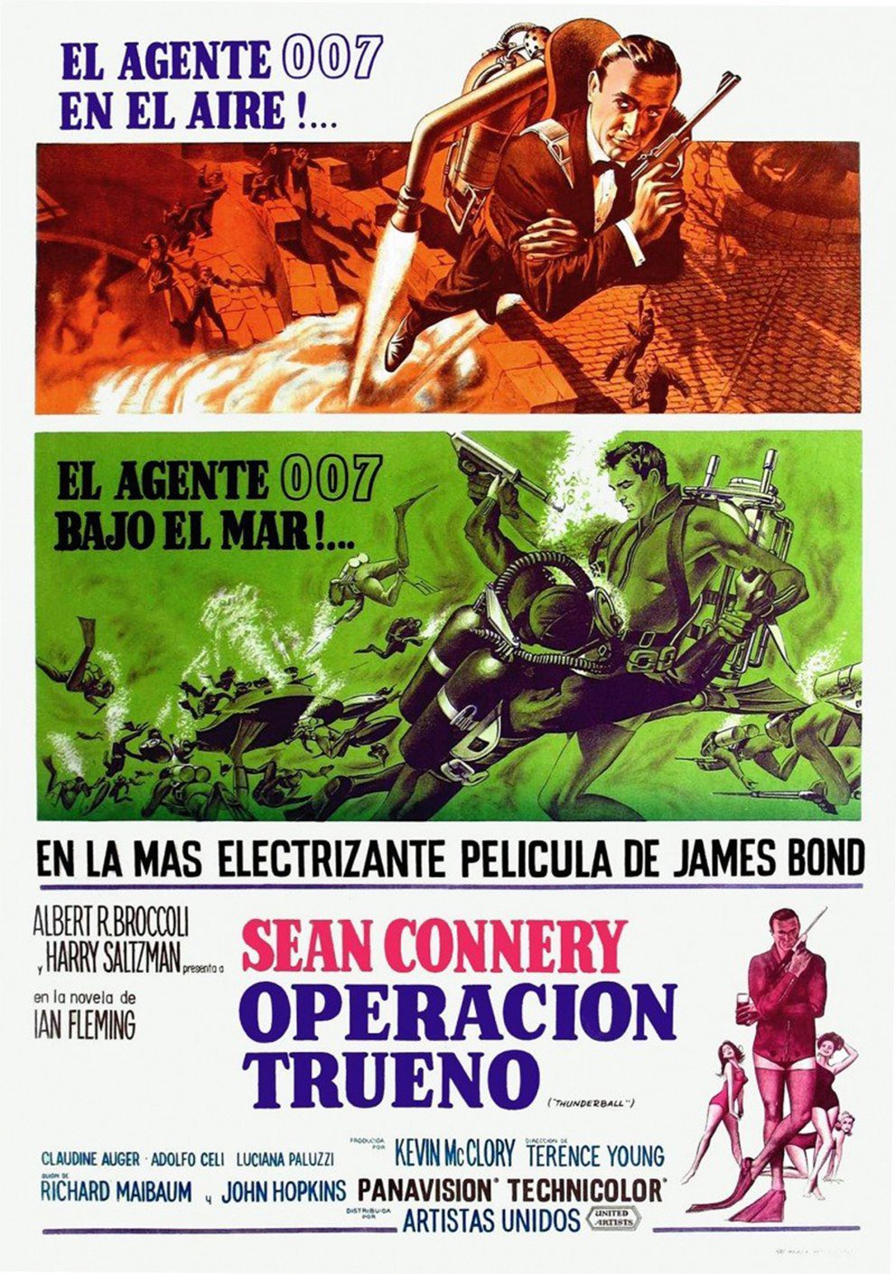 Thunderballs Org A Twitter Spanish Cinema Poster For Thunderball 1965 Bond Jamesbond Seanconnery Oo7