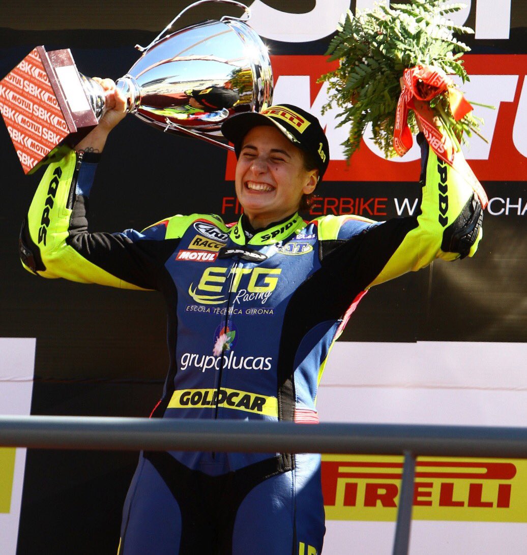 26_DaniPedrosa's tweet photo. Felicidades campeona!! @AnaCarrasco_22 💪🏻 Te lo mereces!! ✊🏼 https://t.co/lZxht32cOR