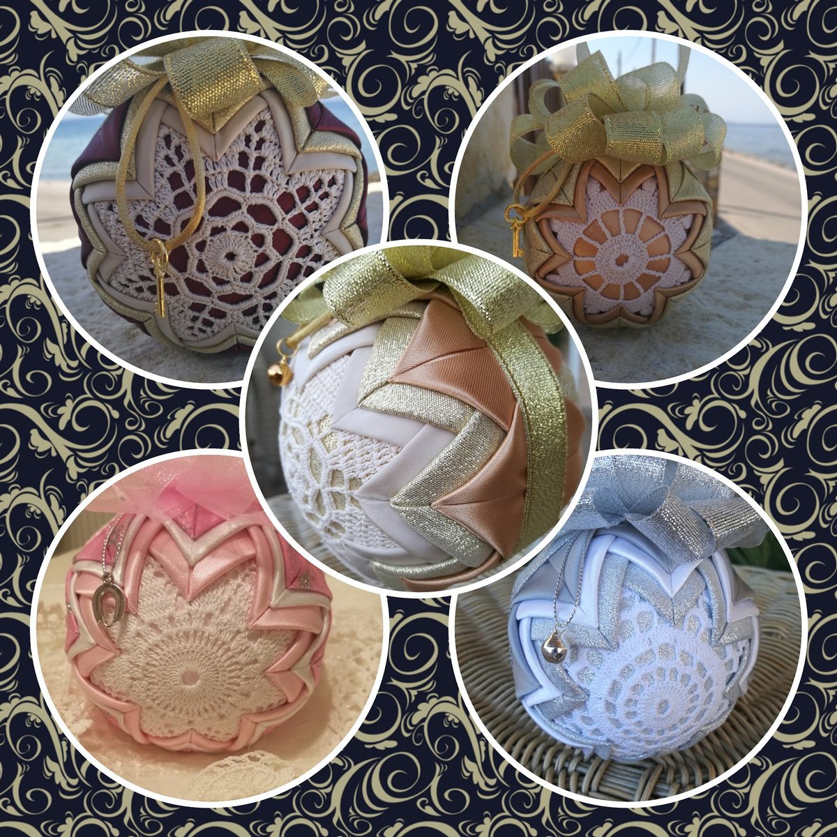 AdaQuilted's tweet image. I downloaded a fun collage app!!! It's so exciting🤗🤗
#AdaQuiltedCreations  #quiltedbaubles #crochetlace #quiltedornaments #christmasdecor